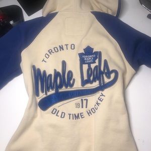 vintage toronto maple leafs old time hockey 1917 hoodie